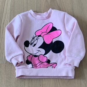 Joe Fresh Pink Minnie Mouse Kids Sweatshirt